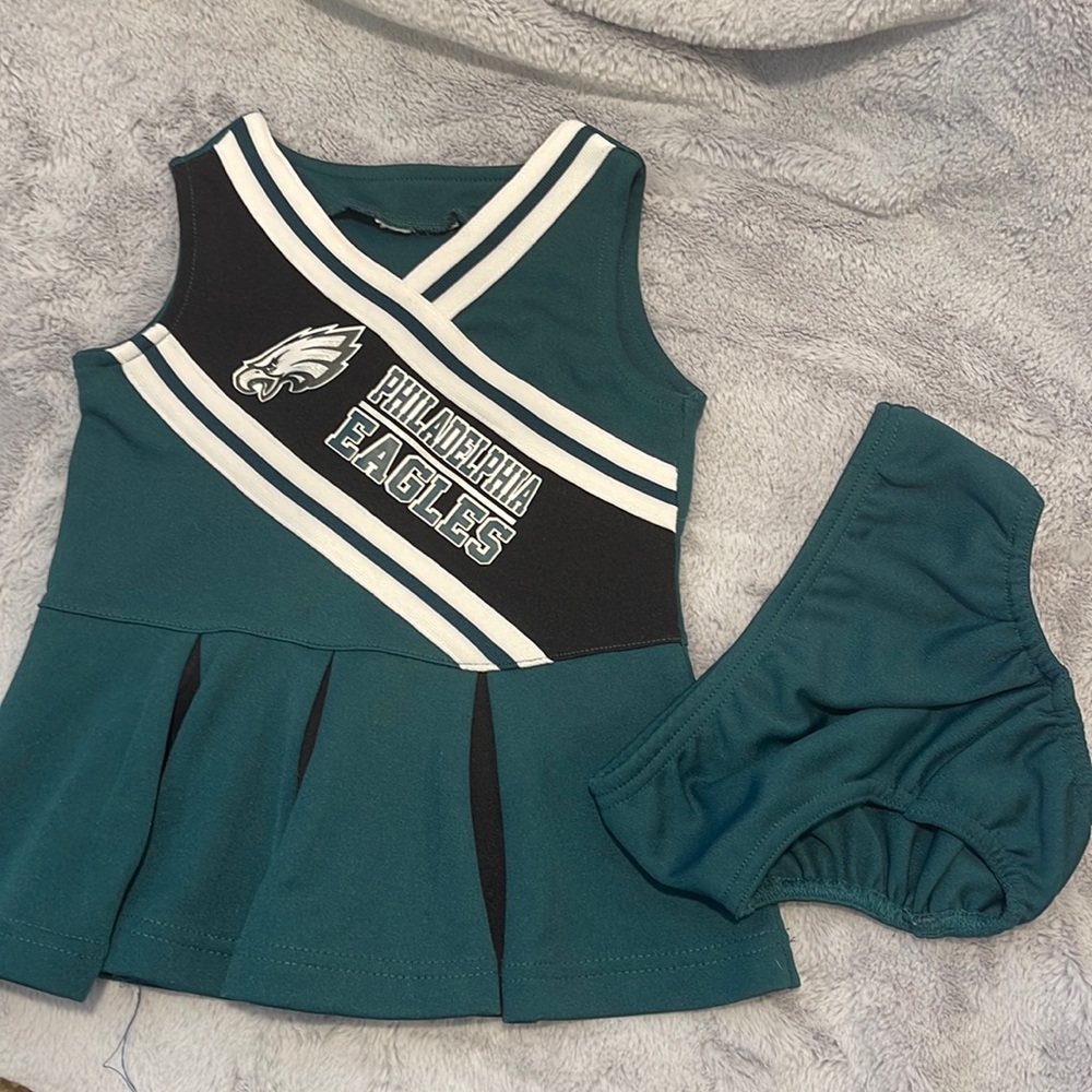 Philadelphia eagles toddler dress
